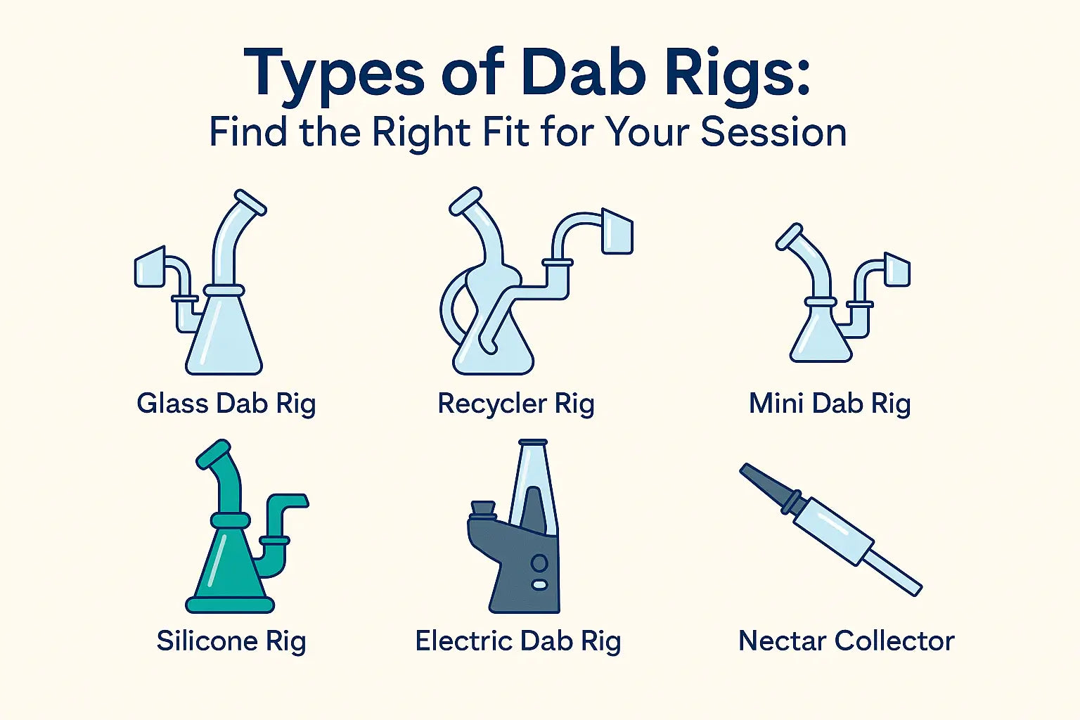 Types of Dab Rigs: Find the Best Rig for Smooth & Flavorful Dabs