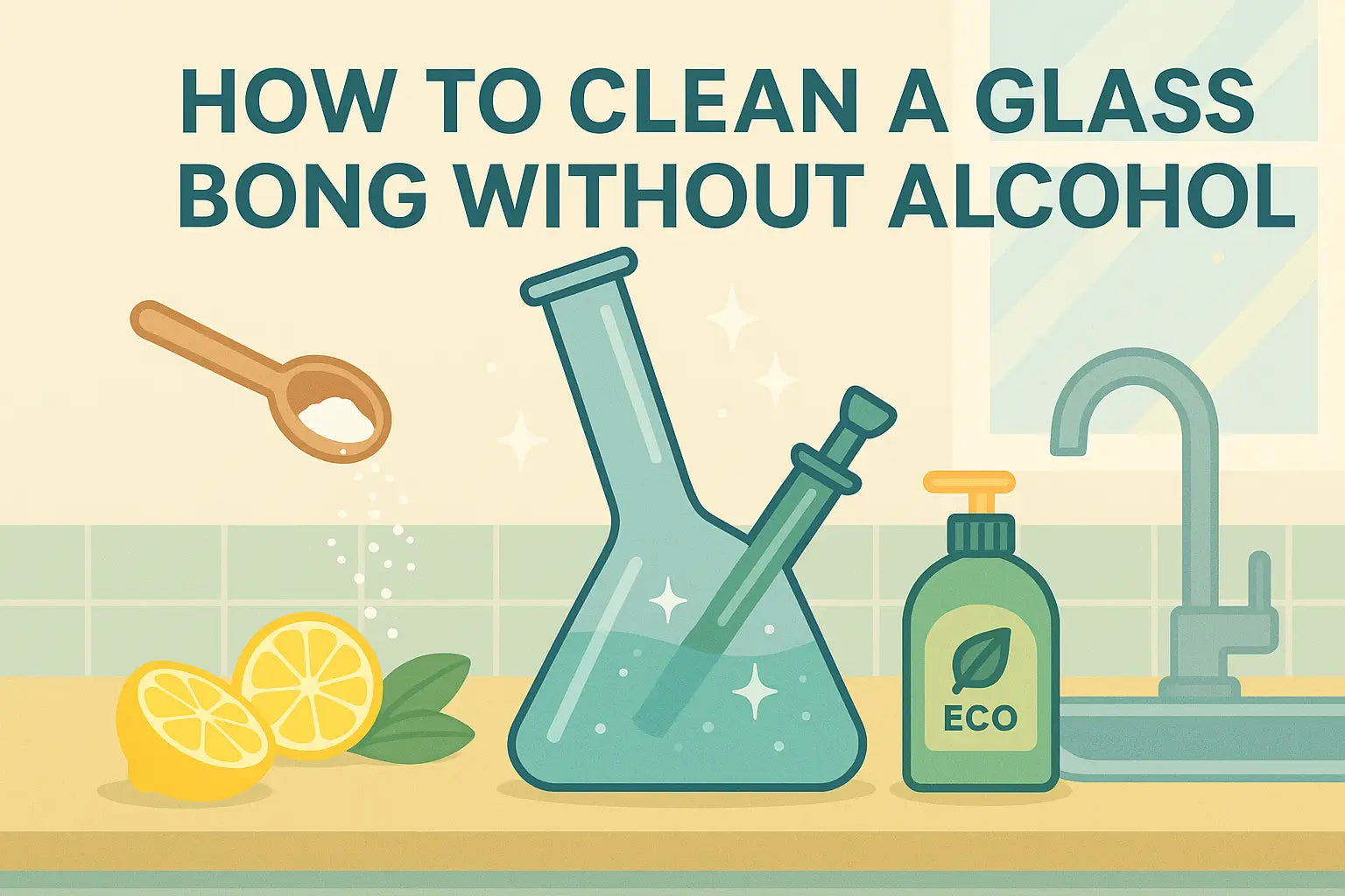 How to Clean a Glass Bong Without Alcohol