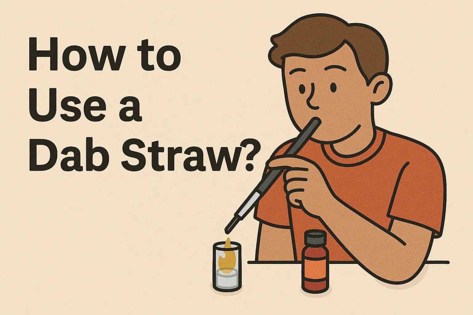 How to Use a Dab Straw