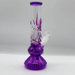 Load image into Gallery viewer, 9.8-inch Artistic Purple High Borosilicate Glass Bong
