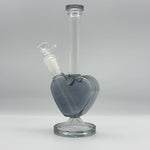 Load image into Gallery viewer, 9.8-inch Heart-Shaped High Borosilicate Glass Dab Rig Bong
