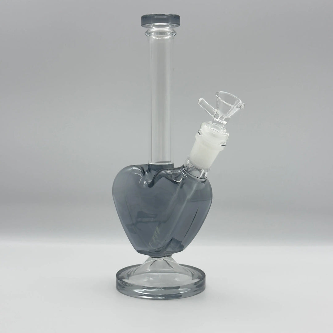 9.8-inch Heart-Shaped High Borosilicate Glass Dab Rig Bong