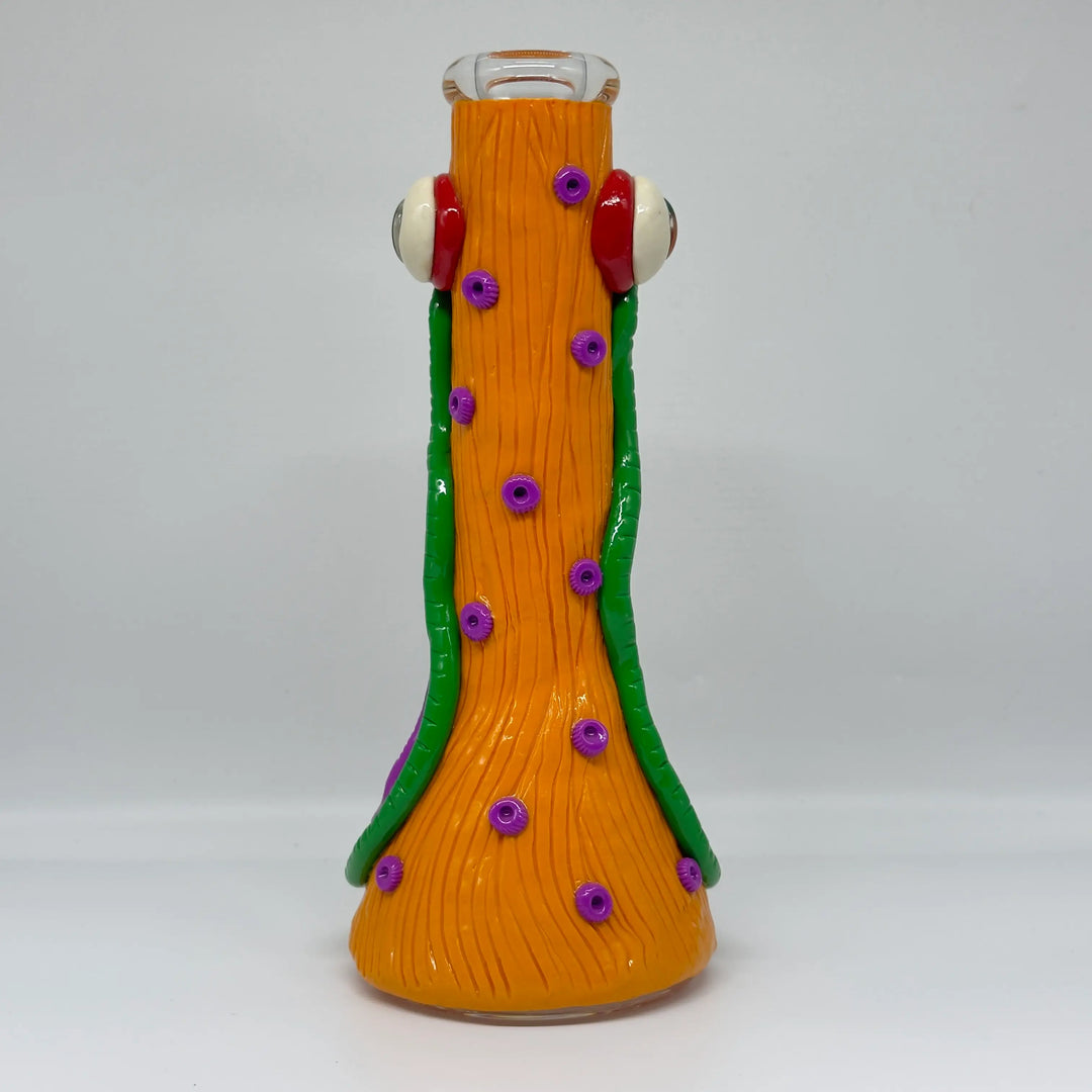 10" Three-Eyed Monster Cool Glass Bong