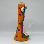 Load image into Gallery viewer, 10&quot; Three-Eyed Monster Cool Glass Bong

