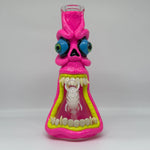 Load image into Gallery viewer, 10 in Pink Monster Cool Glass Bong
