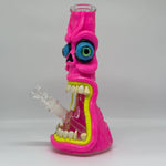 Load image into Gallery viewer, 10 in Pink Monster Cool Glass Bong
