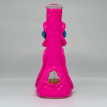 Load image into Gallery viewer, 10 in Pink Monster Cool Glass Bong
