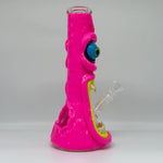 Load image into Gallery viewer, 10 in Pink Monster Cool Glass Bong
