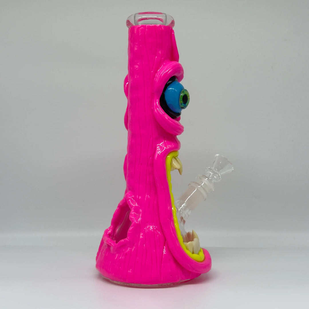 10 in Pink Monster Cool Glass Bong