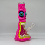 Load image into Gallery viewer, 10 in Pink Monster Cool Glass Bong
