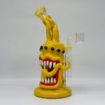 Load image into Gallery viewer, 9&quot; Yellow Tentacle Cool Monster Dab Rig
