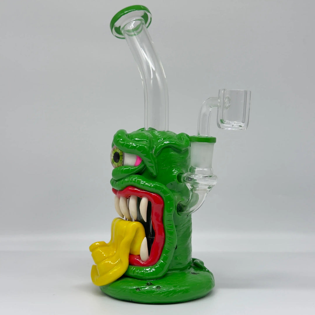 9" Green Cyclops Monster Cool Dab Rig
