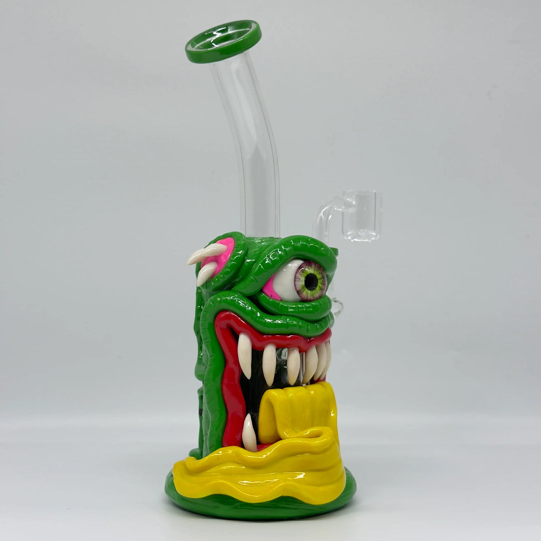 9" Green Cyclops Monster Cool Dab Rig