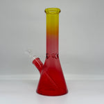 Load image into Gallery viewer, 9.8″ Sunset Gradient Glass Beaker Bong
