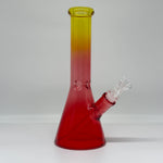 Load image into Gallery viewer, 9.8″ Sunset Gradient Glass Beaker Bong
