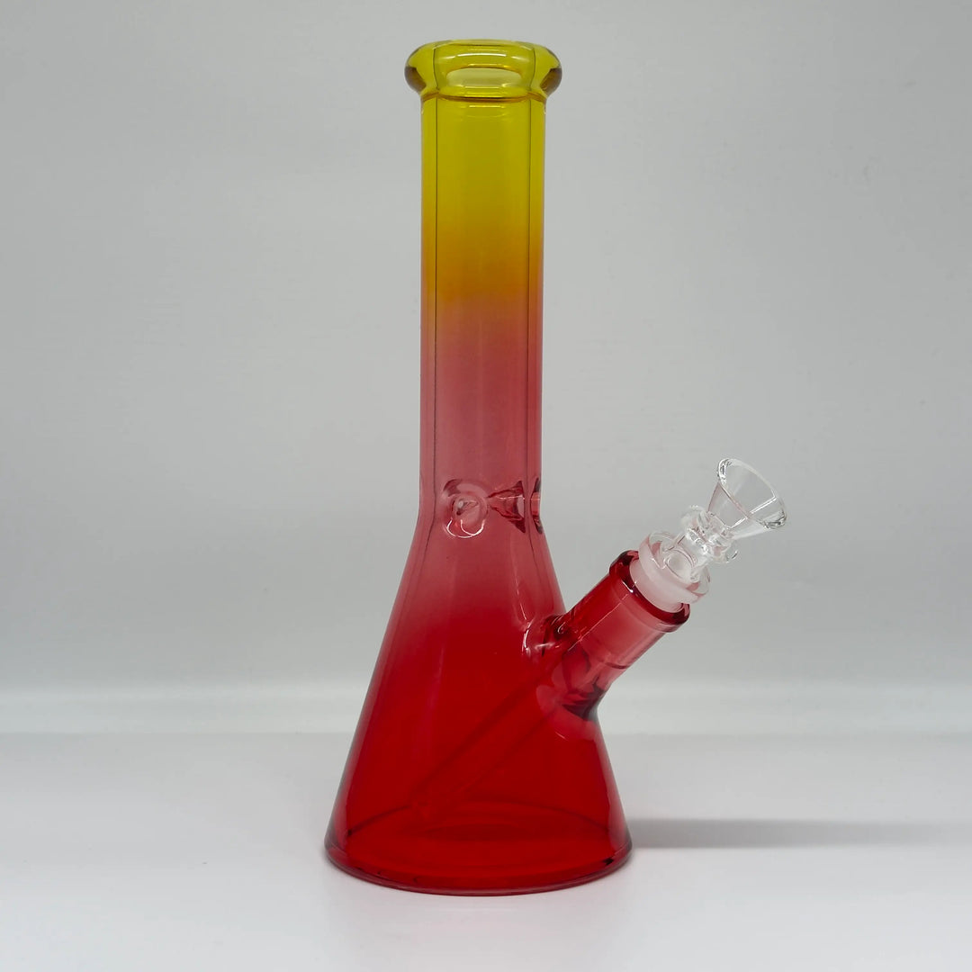 9.8″ Sunset Gradient Glass Beaker Bong