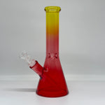 Load image into Gallery viewer, 9.8″ Sunset Gradient Glass Beaker Bong
