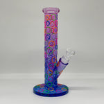 Load image into Gallery viewer, 9.8&quot;Glow Polka-Ring Glass Glow Bong
