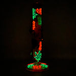 Load image into Gallery viewer, 11.8&quot; Glow 420 Mushroom Cool Glow in The dark Bong
