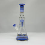 Load image into Gallery viewer, 12-Inch Jelly Glass Beaker Bong with Percolator
