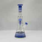 Load image into Gallery viewer, 12-Inch Jelly Glass Beaker Bong with Percolator
