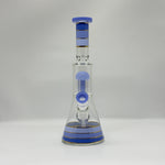 Load image into Gallery viewer, 12-Inch Jelly Glass Beaker Bong with Percolator
