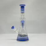 Load image into Gallery viewer, 12-Inch Jelly Glass Beaker Bong with Percolator
