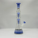Load image into Gallery viewer, 14-Inch Jelly Glass Beaker Bong with Double Percolator
