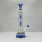 Load image into Gallery viewer, 14-Inch Jelly Glass Beaker Bong with Double Percolator
