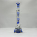 Load image into Gallery viewer, 14-Inch Jelly Glass Beaker Bong with Double Percolator
