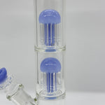 Load image into Gallery viewer, 14-Inch Double Jelly Percolator Glass Tower Bong
