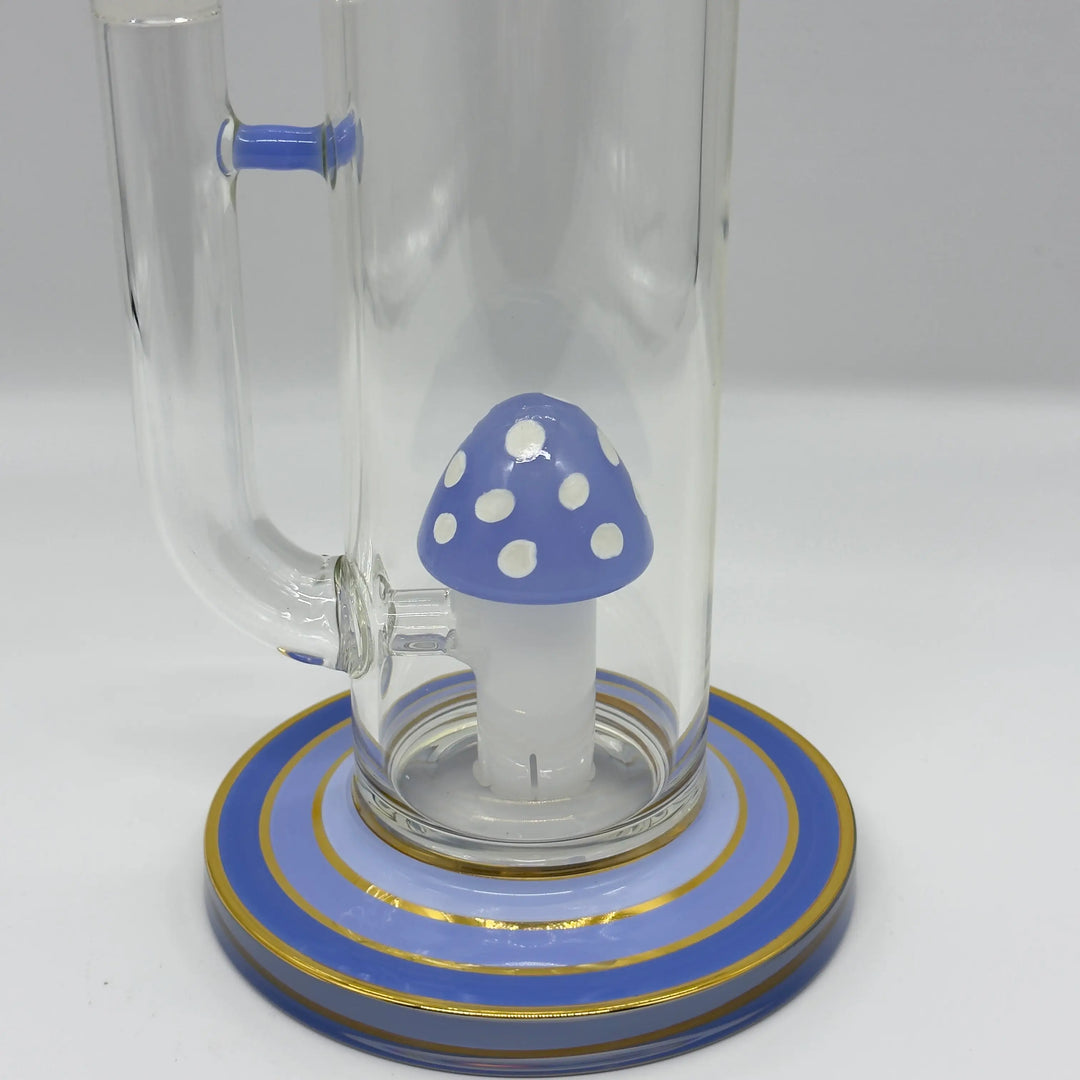 13.5-Inch Mushroom Perc Glass Bong