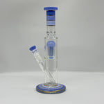 Load image into Gallery viewer, 12-Inch Jelly Percolator Straight Tube Glass Bong
