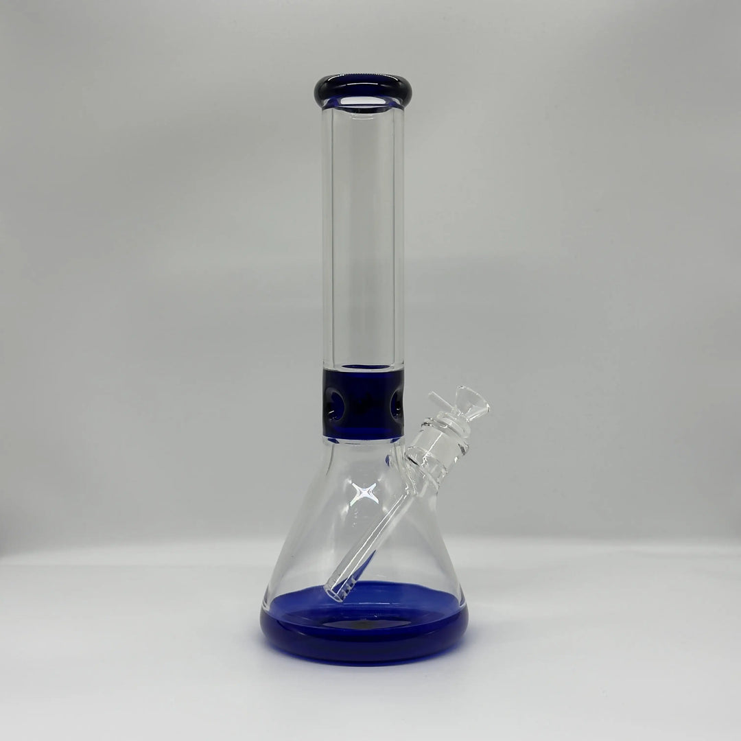 14‑Inch Heavyweight Blue Beaker Bong