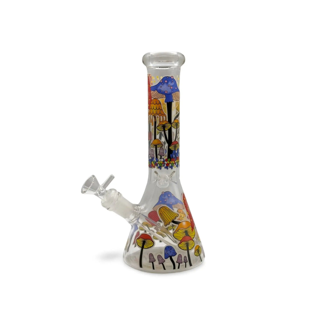 Whimsical Mushroom Glass Bong – Artistic Premium Water Pipe