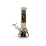 Load image into Gallery viewer, Groovy Cartoon Glass Bong – Colorful Premium Smoking Companion
