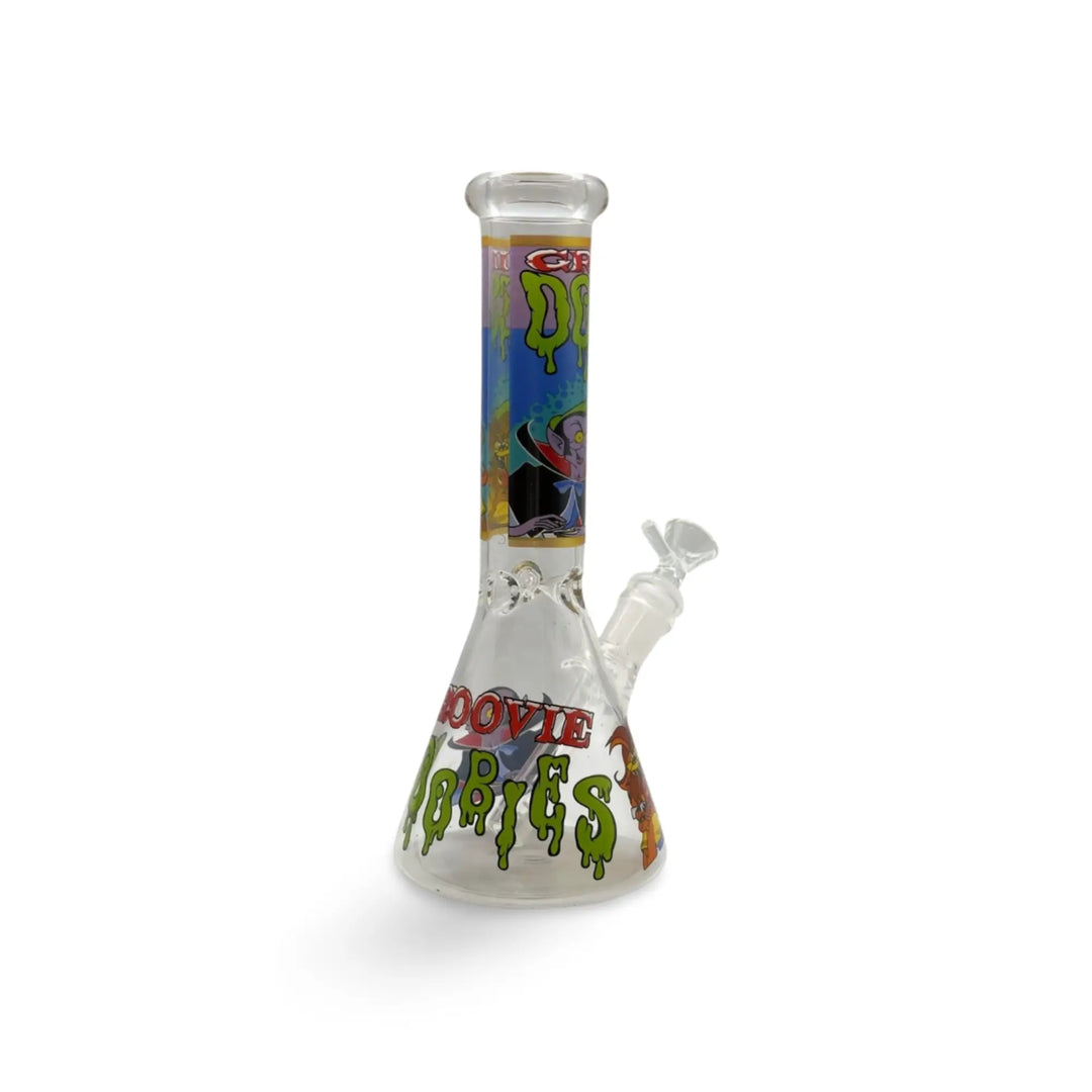 Groovy Cartoon Glass Bong – Colorful Premium Smoking Companion