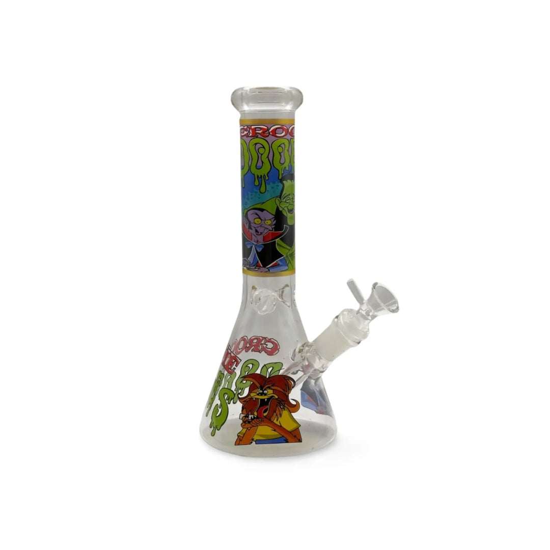 Groovy Cartoon Glass Bong – Colorful Premium Smoking Companion