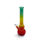 Load image into Gallery viewer, Rasta Gradient Glass Bong – Vibrant Premium Smoking Accessory
