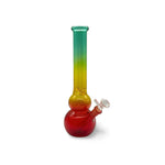Load image into Gallery viewer, Rasta Gradient Glass Bong – Vibrant Premium Smoking Accessory
