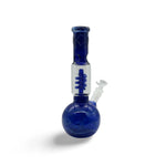 Load image into Gallery viewer, Blue Spiral Percolator Glass Bong
