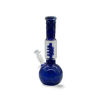 Load image into Gallery viewer, Blue Spiral Percolator Glass Bong
