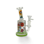 Load image into Gallery viewer, Psychedelic Mushroom Glass Dab Rig
