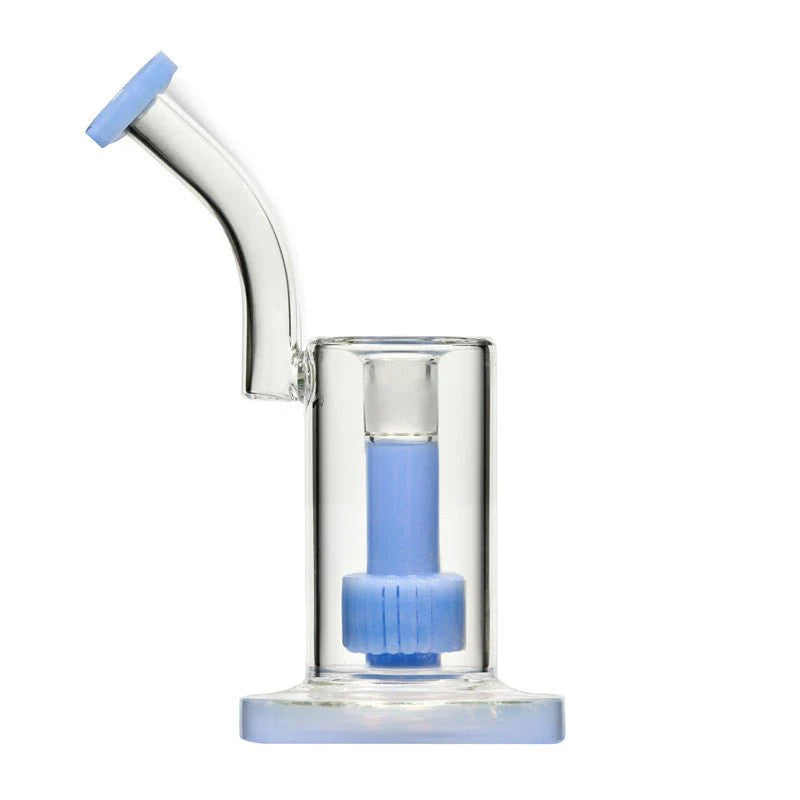 9.3" Sky-Blue Cyclone Percolator Cheap Glass Dab Rig
