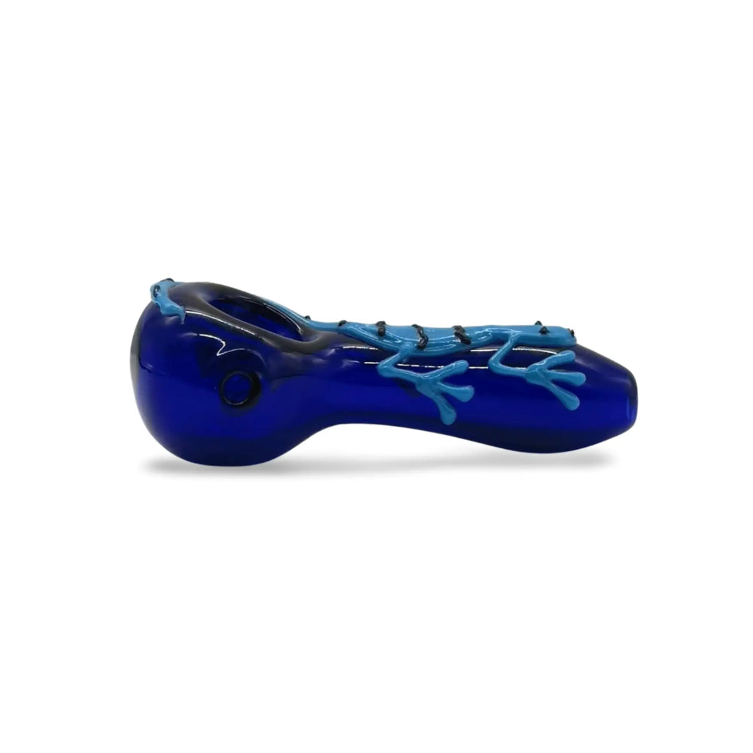 Blue Lizard Glass Hand Pipe