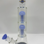Load image into Gallery viewer, 14-Inch Jelly Glass Beaker Bong with Double Percolator
