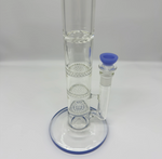 Load image into Gallery viewer, 14-Inch Triple Honeycomb Percolator Glass Bong
