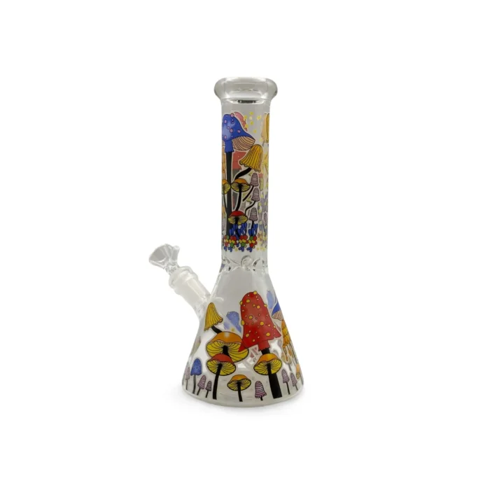 Whimsical Mushroom Glass Bong – Artistic Premium Water Pipe