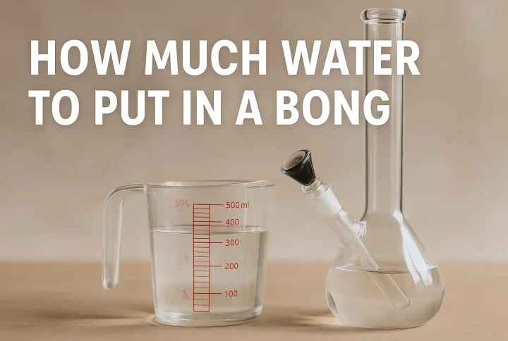 How Much Water to Put in a Bong