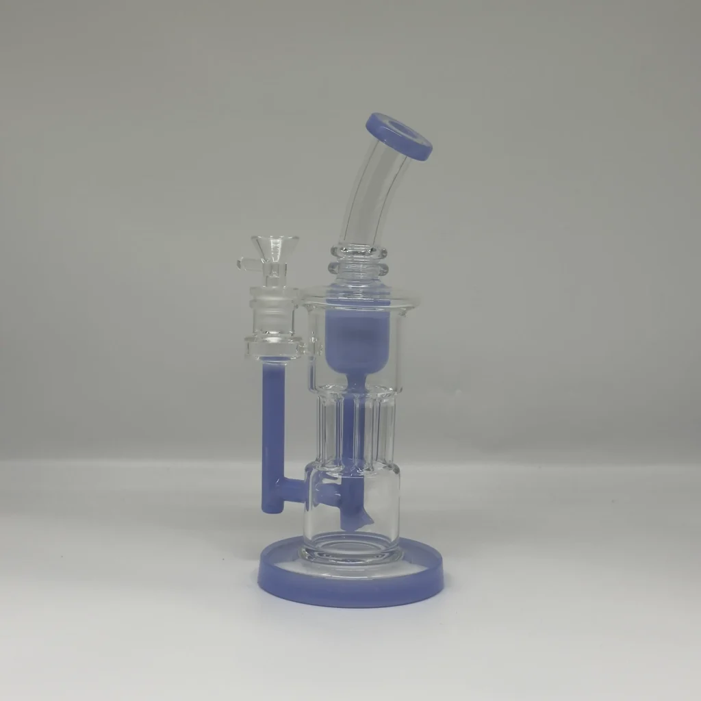 9 in Compact Inline Perc Dab Rig Bong